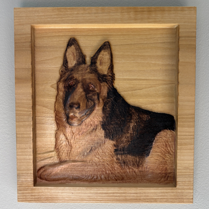 Marley - Custom German Shepherd Memorial Portrait