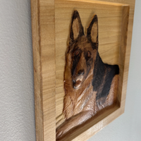 Marley - Custom German Shepherd Memorial Portrait