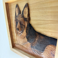 Marley - Custom German Shepherd Memorial Portrait